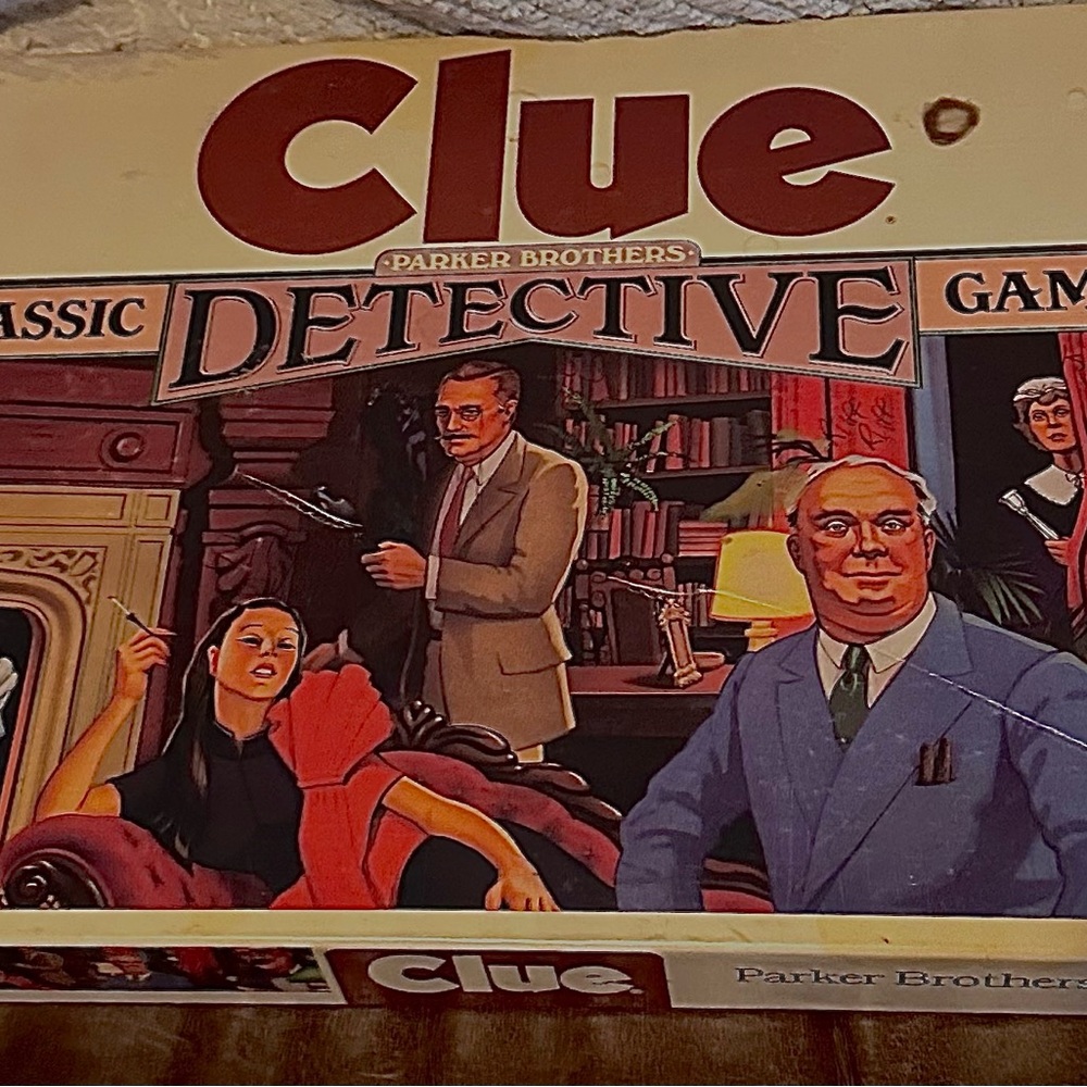 Vintage Board Game:Clue 1986